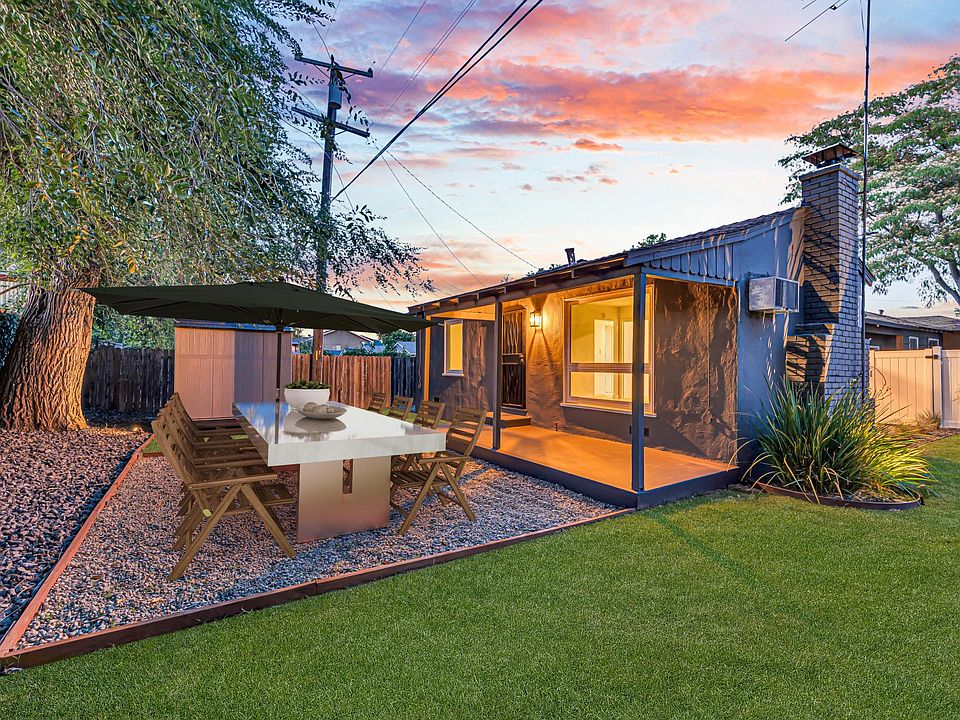 Rear Private Patio & 7' X 7' Storage Shed.