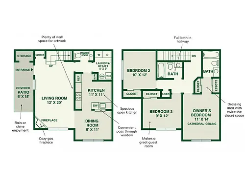 Floor plan Evergreen