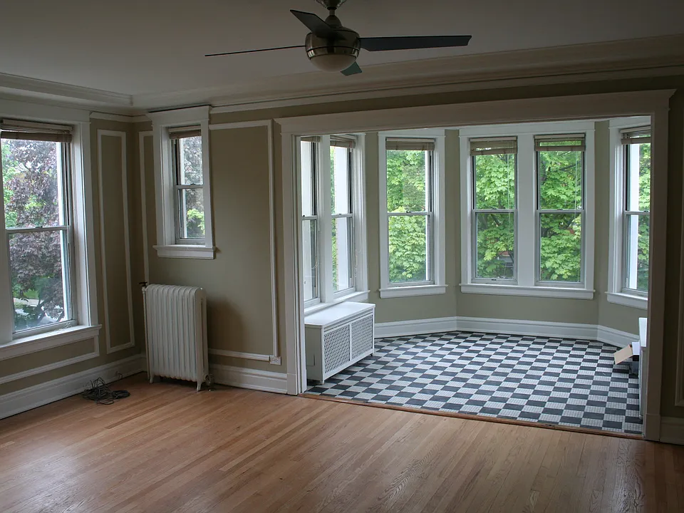 Living room and sunroom
