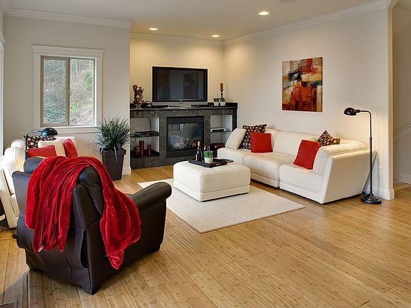 Living Room with Gas Fireplace