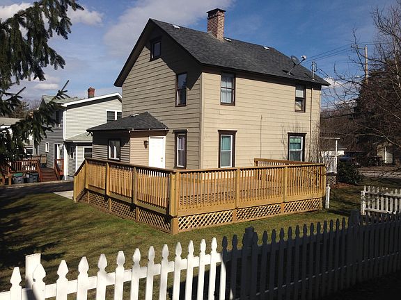 Back of home with New Deck