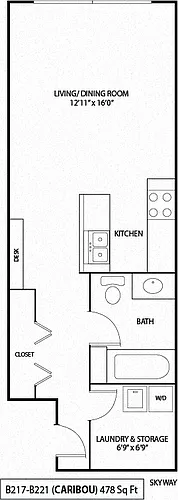 Floor plan Caribou