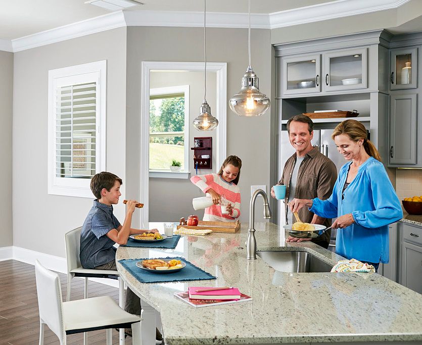 Open living spaces for gathering and everyday living.