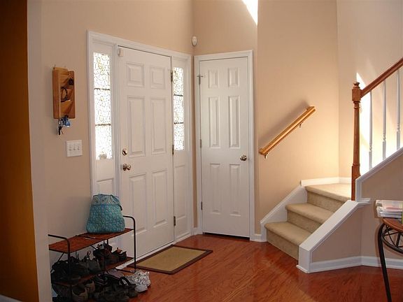 Inside front door