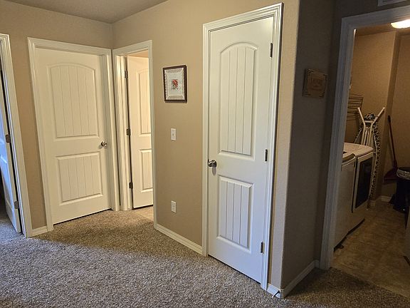 Available room is the opened door on the far left.