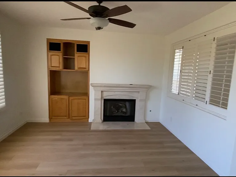 Living room with newer LVP flooring