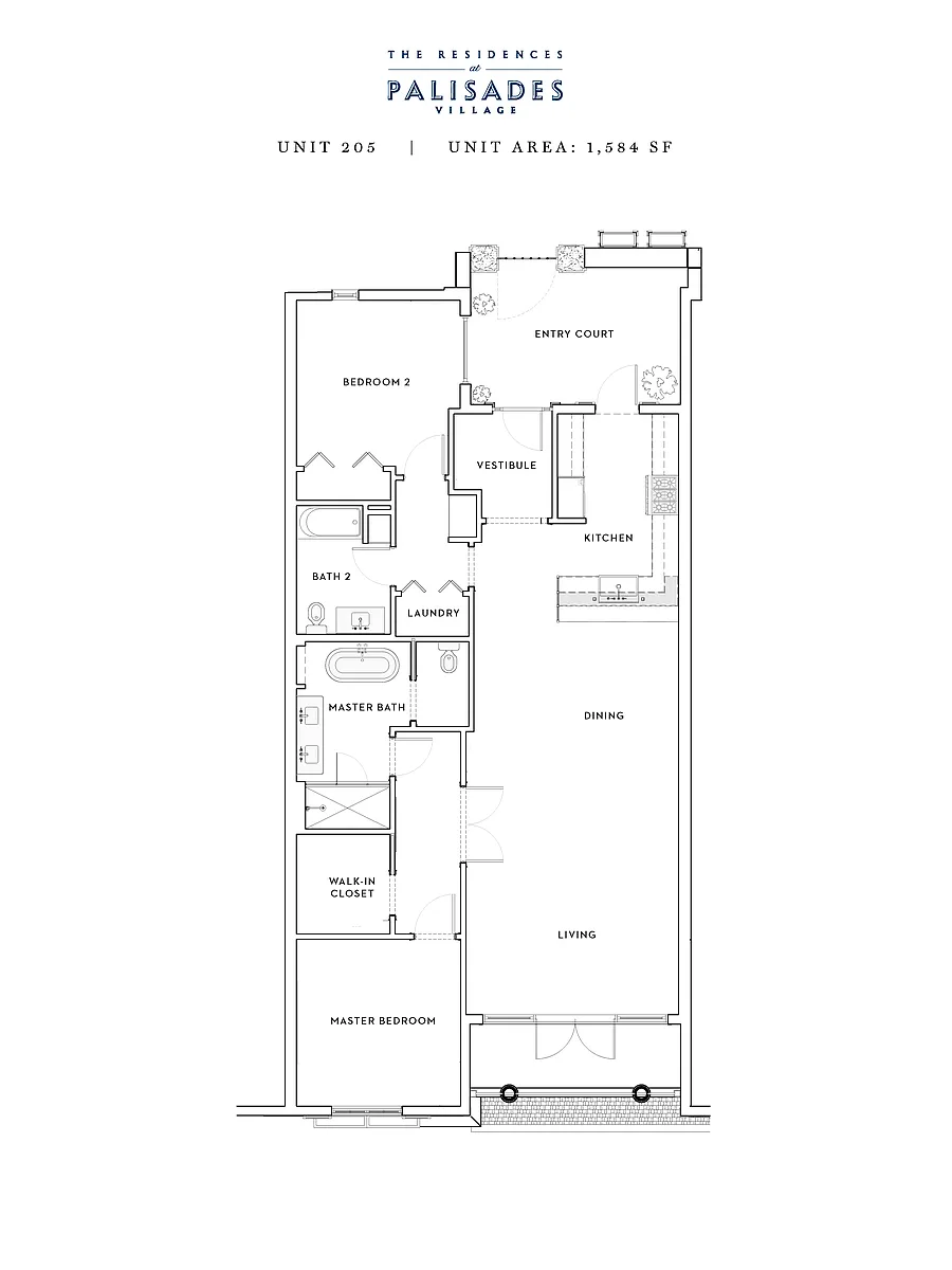 Floor plan 205