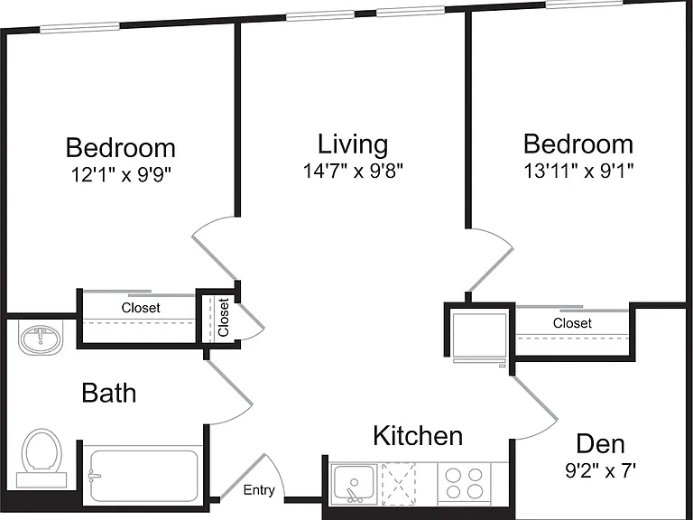 B03 Two Bedroom B03 Two Bedroom