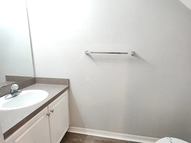 Half bath on 1st floor