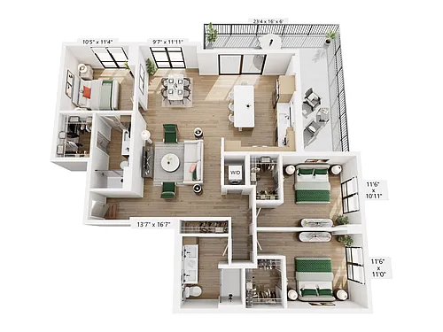 Floor plan C1