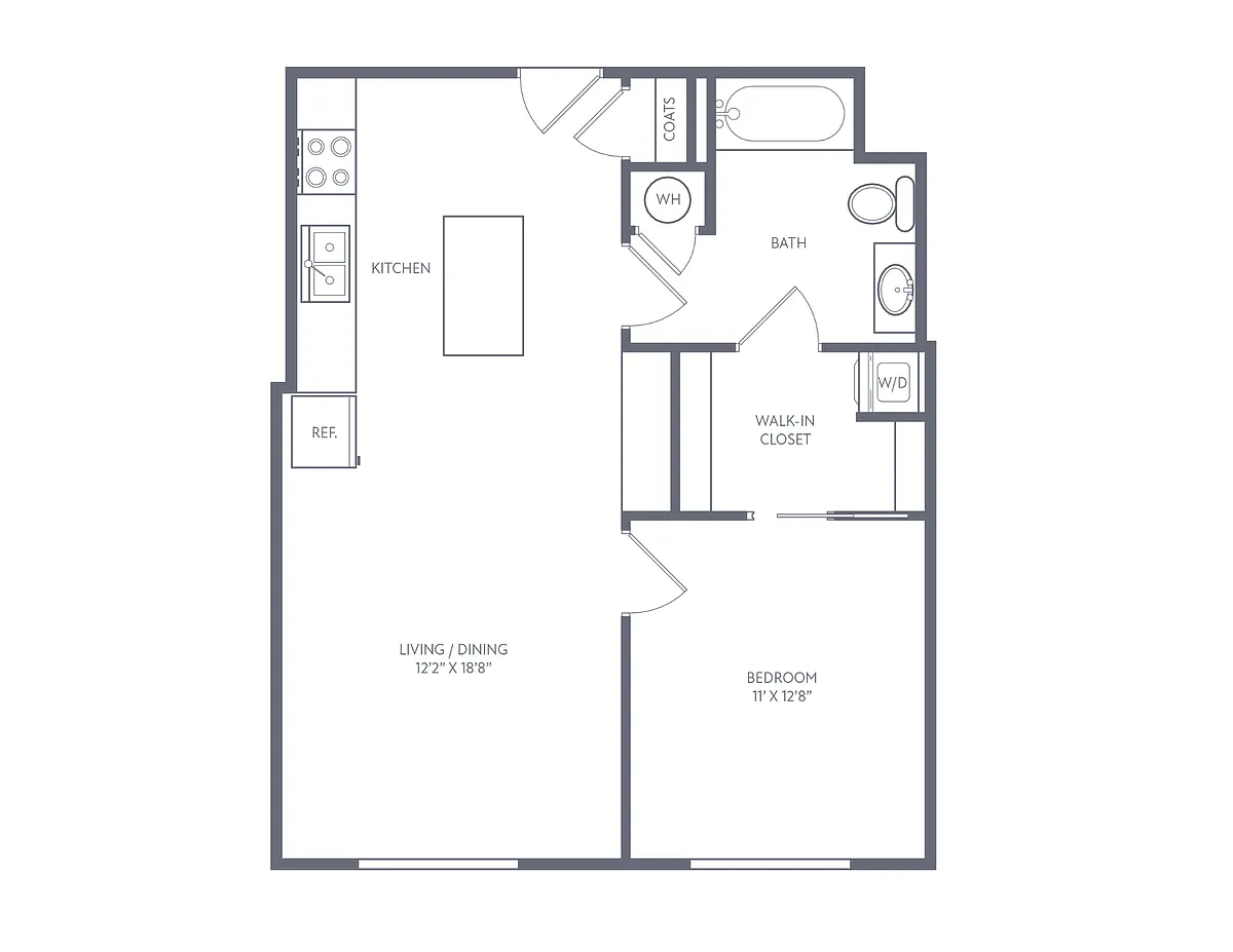 Floor plan 1B1