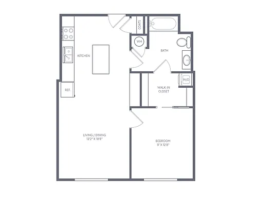 Floor plan 1B1