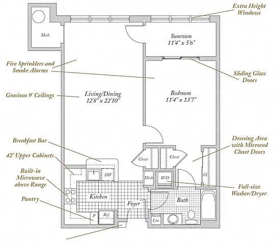 Floor plan The Huxley