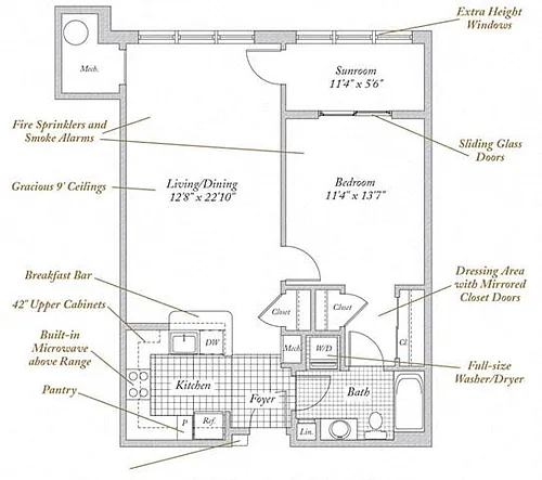Floor plan The Huxley