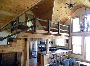 Open Kitchen - cherry cabinets