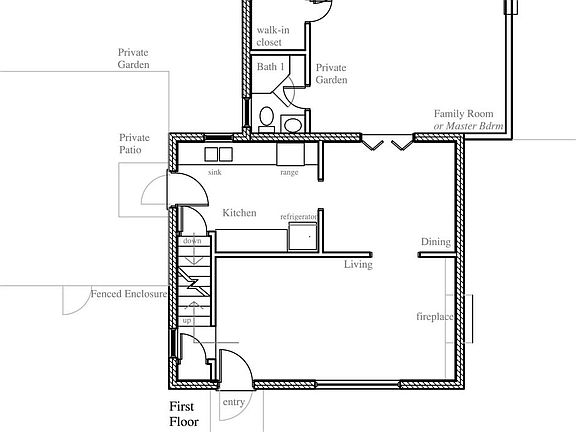 PLANS: 1st floor