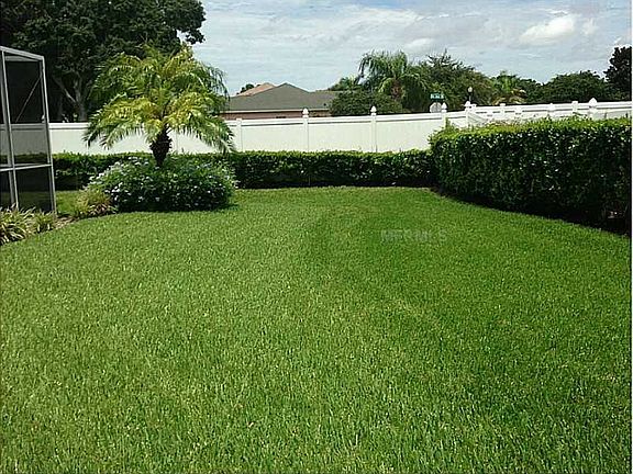 large fenced in yard