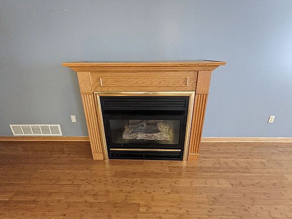 Fireplace in living room