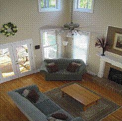 2 Story Family Room with Fireplace