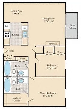 Floor plan Buckingham