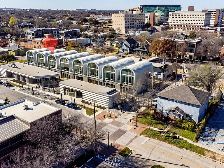 Front view of the Magnolia District and the unit is third from the top.