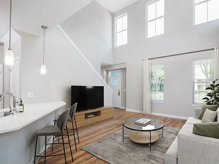Living and dining area