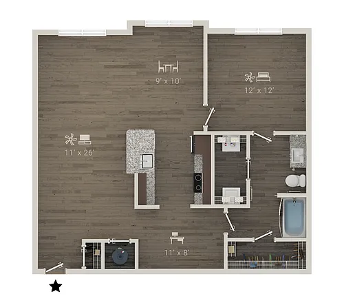 Floor plan Sandbar ALT