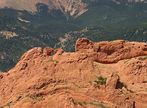 The Kissing Camels found in the Garden of the Gods