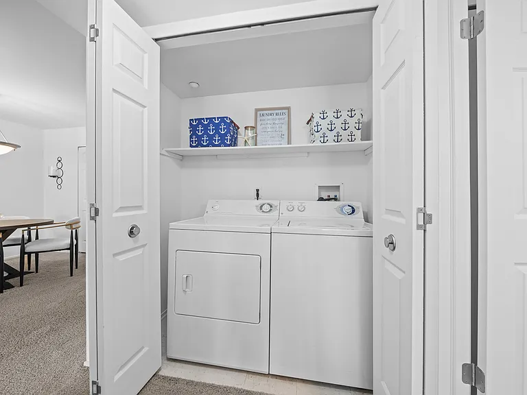 In Home Washer/Dryer at Prentiss Pointe Apartments in Harrison Township