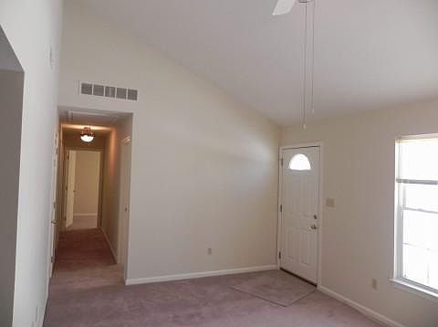 Living room vaulted ceiling