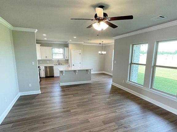 Ravenswood V A - Kitchen, Dining, and Living Area - DSLD Homes