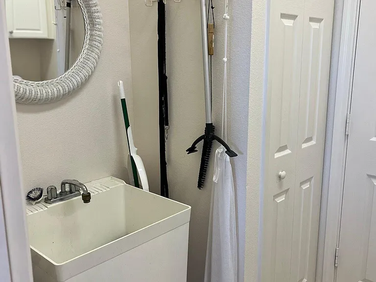 Laundry room.