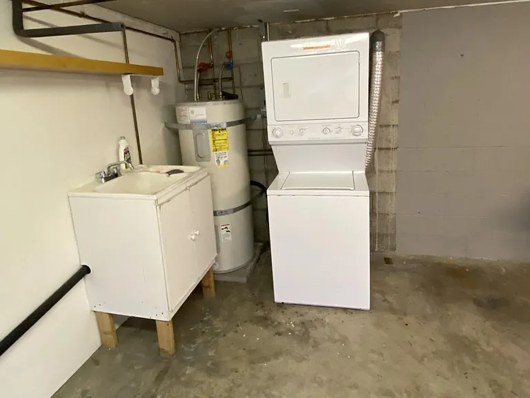 Full size (240V) stackable W/D in garage