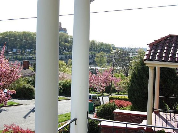 View from front porch, SW overlooking I-90 and Amazon/VA building