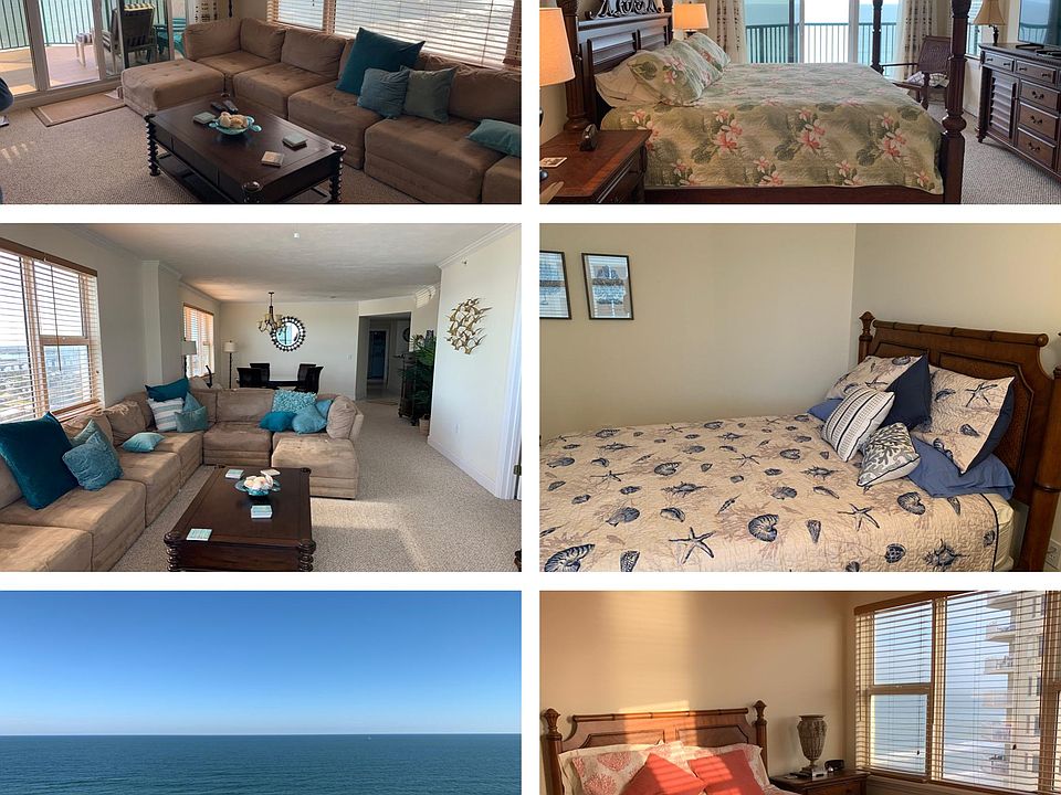 Three bedrooms and living room.