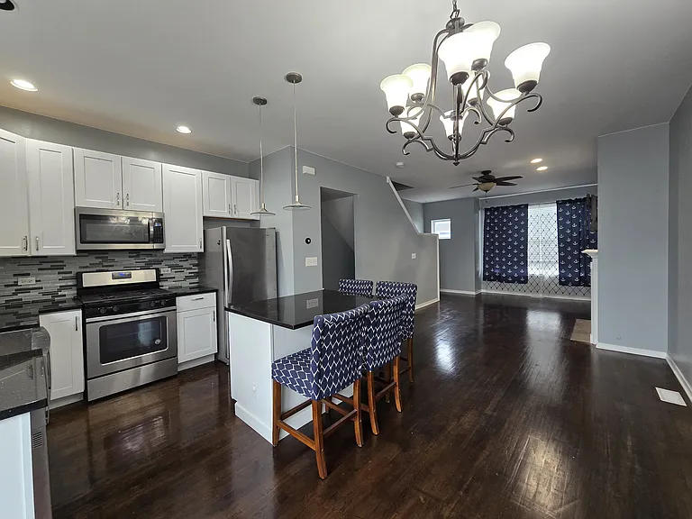 2nd Floor - Kitchen + Living Room