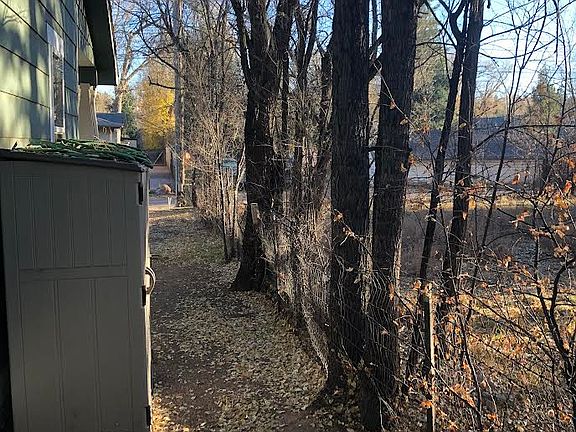North side of home and storage