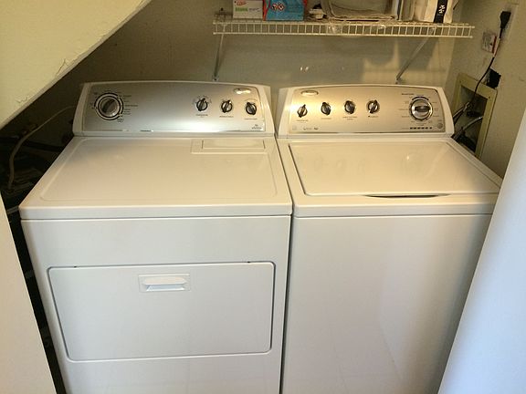 New high efficiency washer and dryer included
