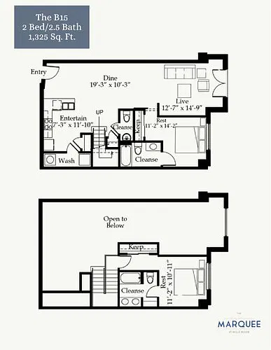 Floor plan B15