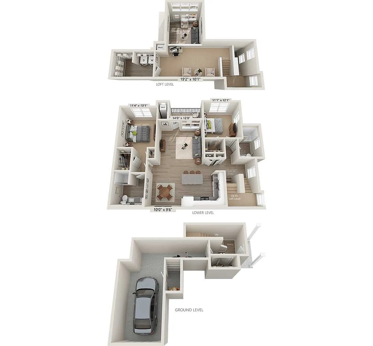 Floor plan B1L-1800