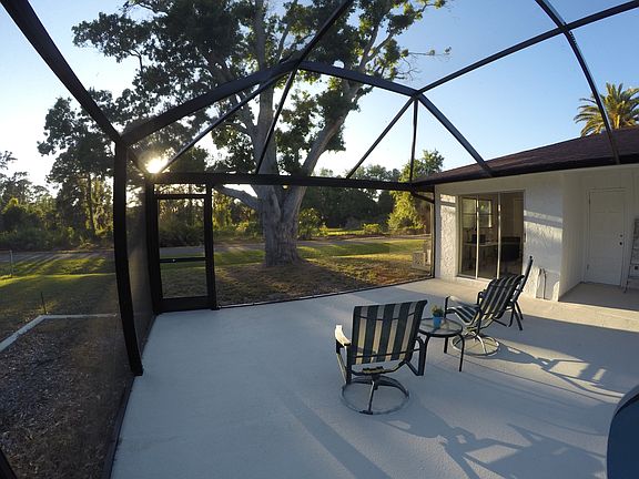 Sunset throughLemon Bay Park