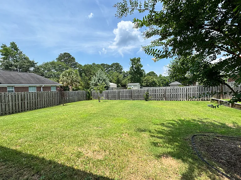 Fenced-In Backyard