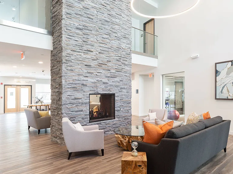 Clubroom Fireplace
