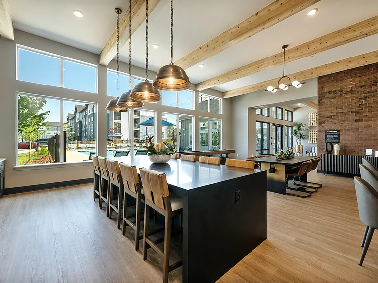 Resident Clubhouse at Bolton West Charlotte Apartments