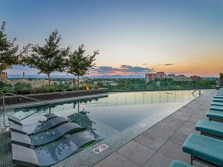 Take in stunning views from the pool deck