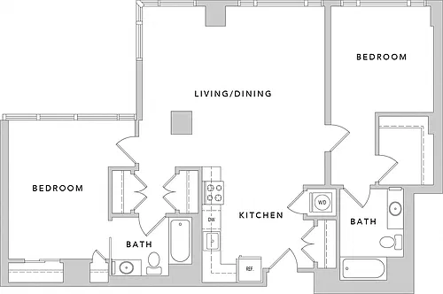 Floor plan 2BP