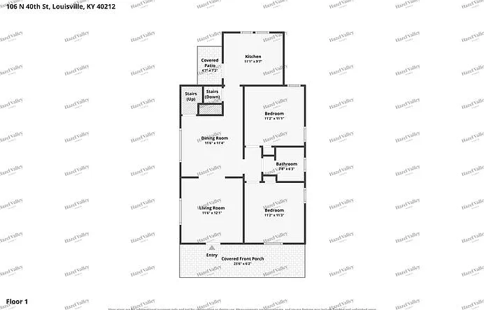4 bed, 1.0 bath, 1308 sqft, $1,350 — Photo 2