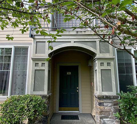 Front door open to the courtyard