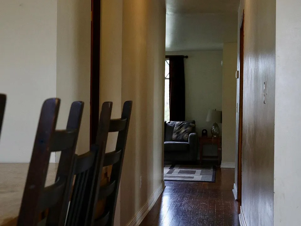 Hallway off dining