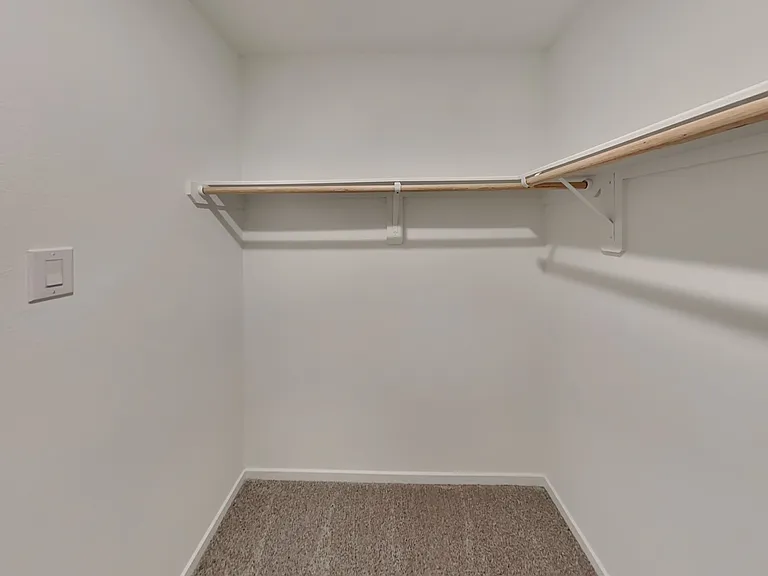 Minimalist storage space with